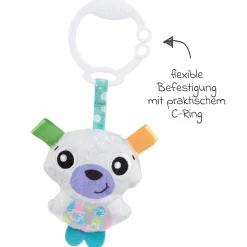 Spieltier zum Aufhängen / Kinderwagenhänger Explore Together - Eisbär