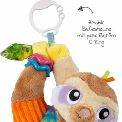 Spieltier zum Aufhängen / Kinderwagenhänger Sensory Friend - Faultier Salo