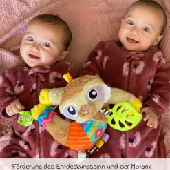Spieltier zum Aufhängen / Kinderwagenhänger Sensory Friend - Faultier Salo