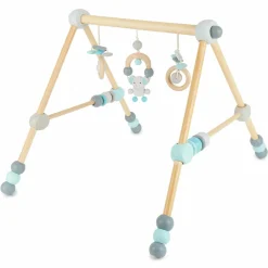 Spiel-Trapez Baby-Gym aus Holz höhenverstellbar - Elefant