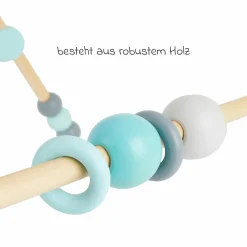 Spiel-Trapez Baby-Gym aus Holz höhenverstellbar - Elefant