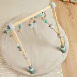 Spiel-Trapez Baby-Gym aus Holz höhenverstellbar - Elefant