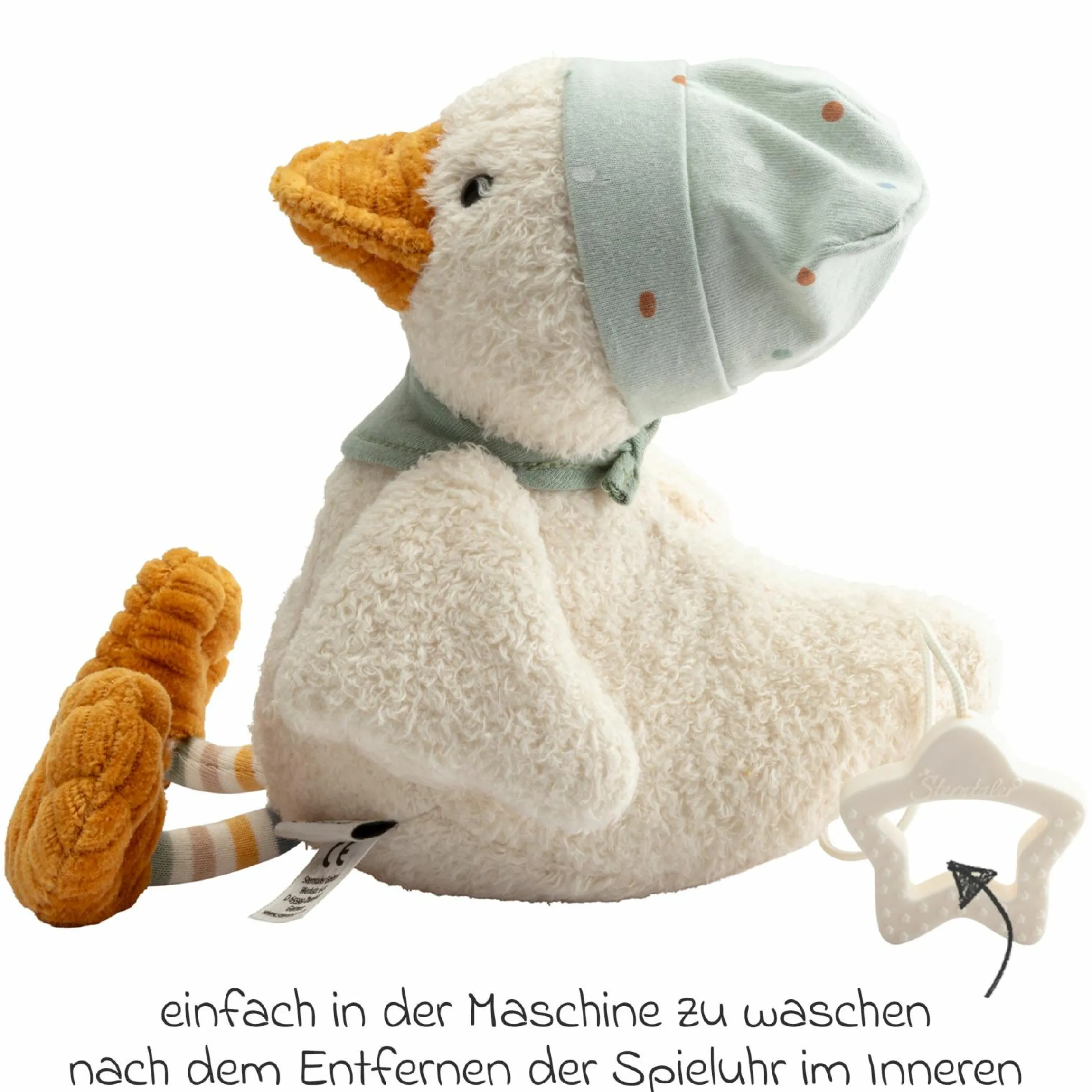 Spieluhr 20 cm - Ente Edda
