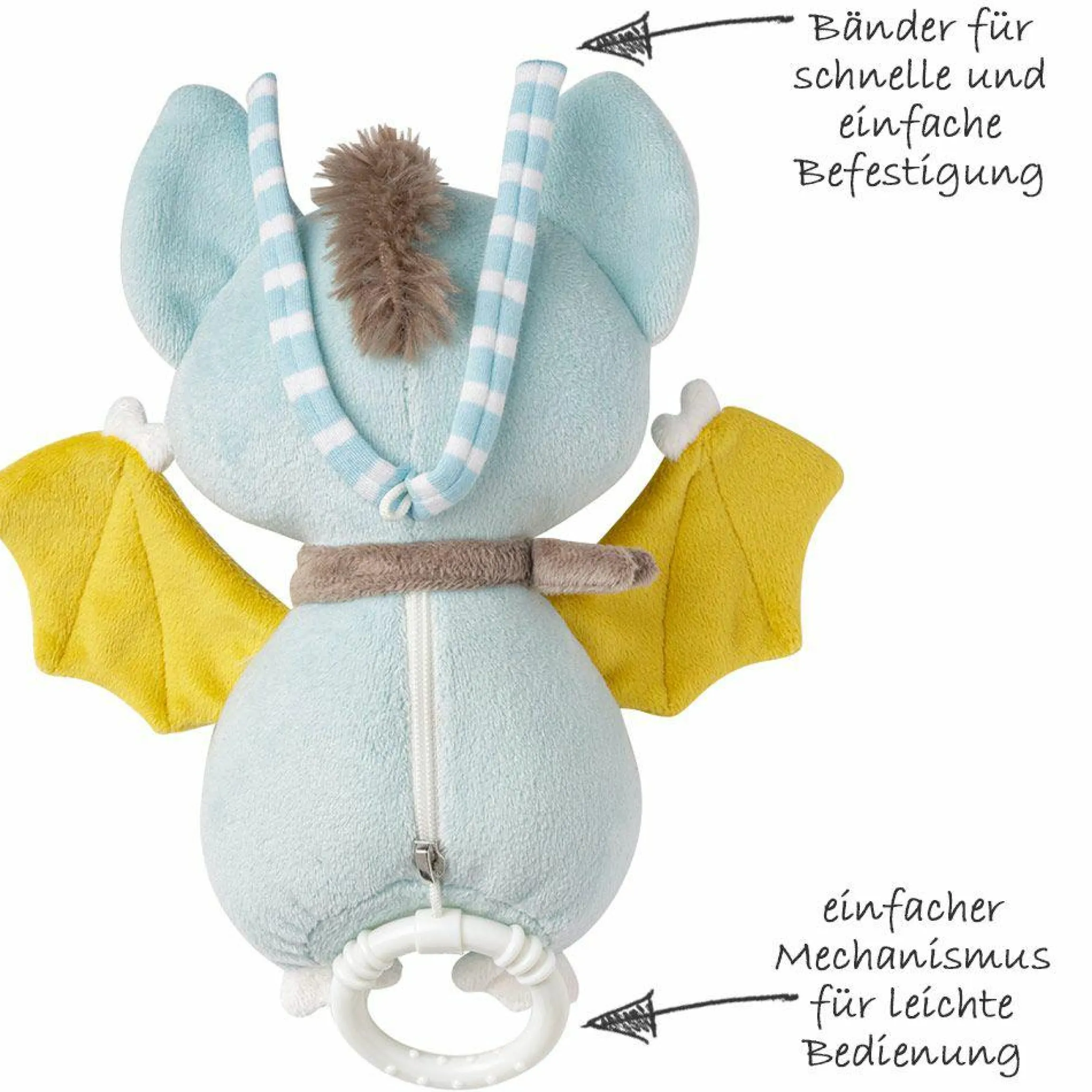 Spieluhr Fledermaus 21 cm - Little Castle
