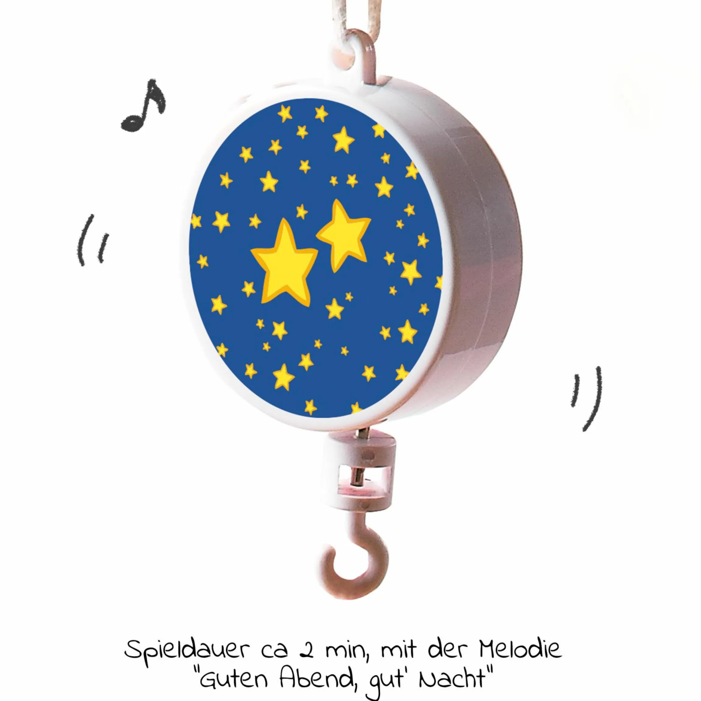 Spieluhr für Mobile - Brahms Wiegenlied "Guten Abend, gut' Nacht"