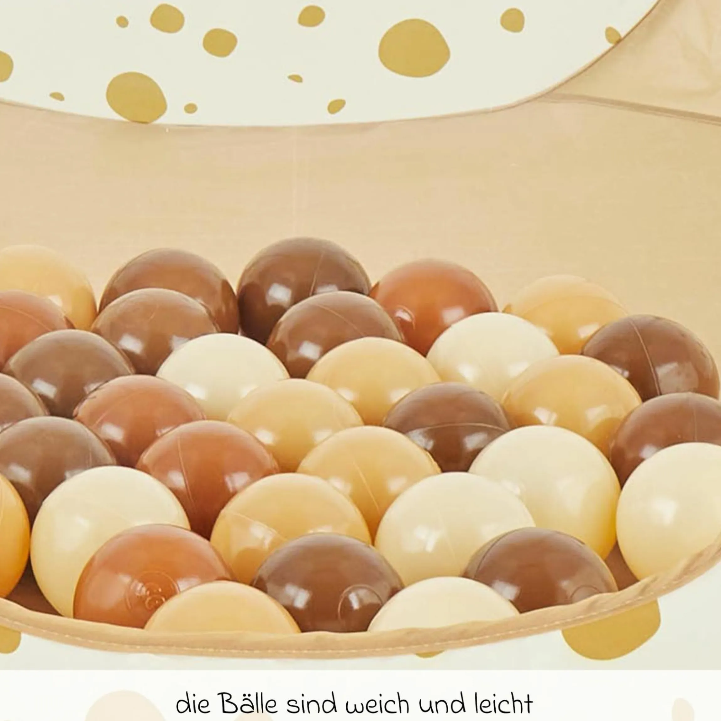 Spielzelt & Bällebad mit 50 Bällen - Dots