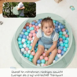 Spielzelt & Reisebett & Planschbecken 3in1 Aquani - Provence