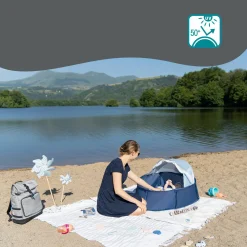 Spielzelt & Reisebett 2in1 Babyni - Marinière