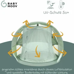 Spielzelt & Strandmuschel Moov & Protect - mit UV-Schutz 50+
