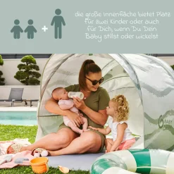 Spielzelt & Strandmuschel Moov & Protect - mit UV-Schutz 50+