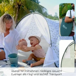 Spielzelt Strandmuschel mit UV-Schutz 50+ - Provence