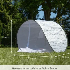 Spielzelt Strandmuschel mit UV-Schutz 50+ - Provence