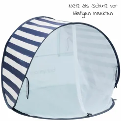 Spielzelt Strandmuschel mit UV-Schutz 50+ - Marinière