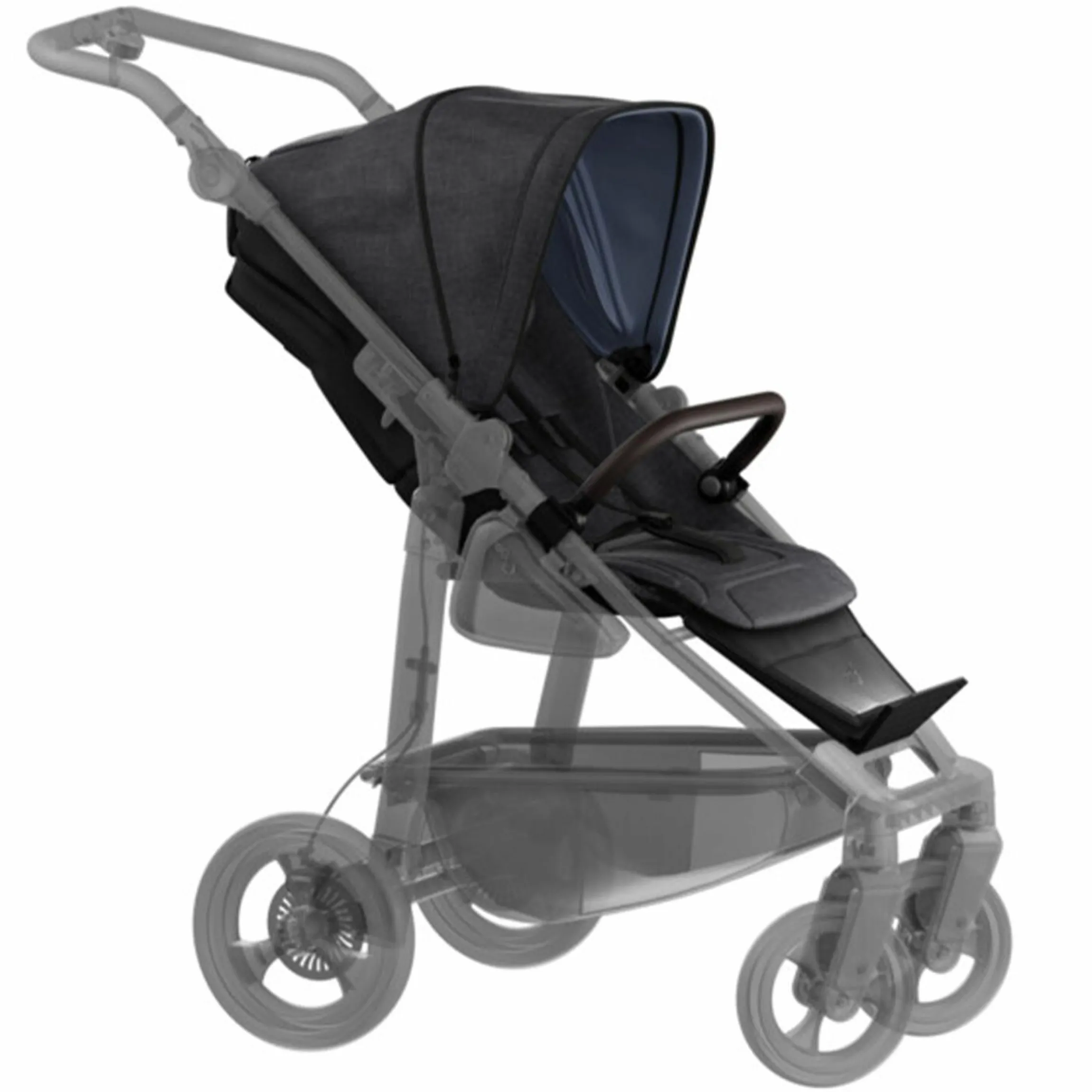 Sport-Einheit XXL Sportsitz für Mono 3/4 & Pro - Premium Schwarz - Kollektion 2025