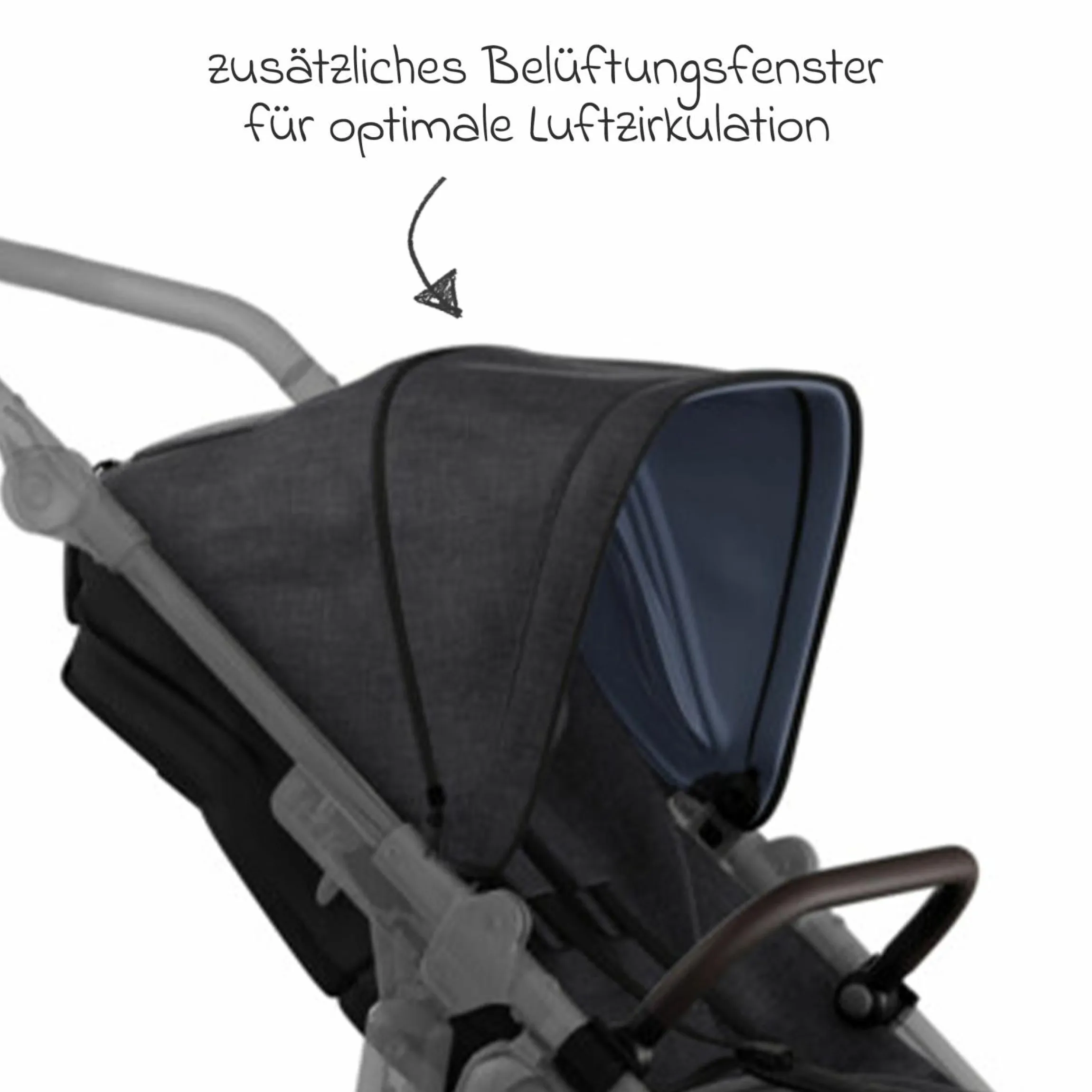 Sport-Einheit XXL Sportsitz für Mono 3/4 & Pro - Premium Schwarz - Kollektion 2025