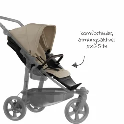Sport-Einheit XXL Sportsitz für Mono 3/4 & Pro - Sand - Kollektion 2025