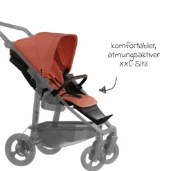 Sport-Einheit XXL Sportsitz für Mono 3/4 & Pro - Lachs - Kollektion 2025