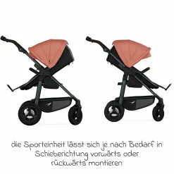 Sport-Einheit XXL Sportsitz für Mono 3/4 & Pro - Lachs - Kollektion 2025