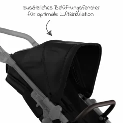 Sport-Einheit XXL Sportsitz für Mono 3/4 & Pro - Schwarz - Kollektion 2025