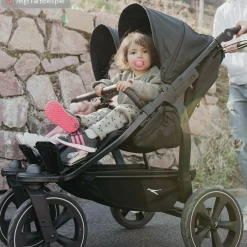 Sportsitz (1 x XXL-Komfort-Sitz) für Duo 2 für Kinder bis 45 kg - Sand - Kollektion 2025