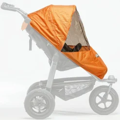 Sportsitz für Mono - XXL Komfort-Sitz inkl. Wetterschutz für Kinder bis 34 kg - Premium Grau