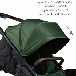Sportsitz für Mono 2 XXL Komfort-Sitz für Kinder bis 34 kg - Olive