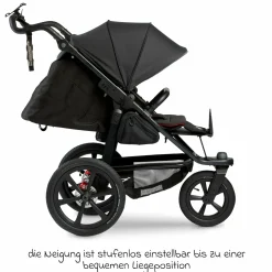 Sportsitz für Pro XXL-Komfort-Sitz für Kinder bis 34 kg - Anthrazit