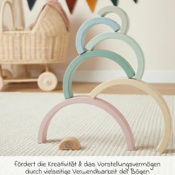 Stapelspiel Regenbogen