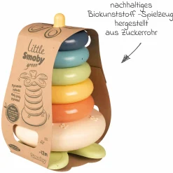 Stapelturm Stehauf-Ringpyramide Green - aus nachhaltigen Rohstoffen