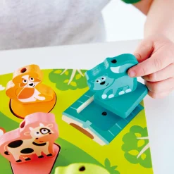 Steckpuzzle mit Geräuschen - Bauernhof