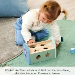 Steckspiel / Steckbox mit 8 Steinen - Panda