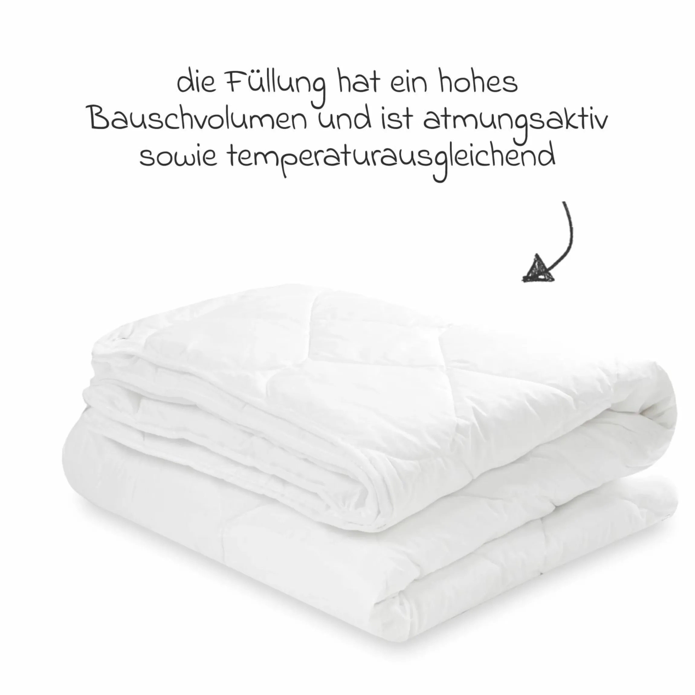 Steppbett-Set Hygiena 100 x 135 cm + 40 x 60 cm
