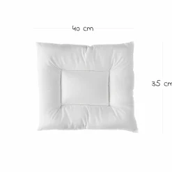 Steppbett-Set Premium Complete 80 x 80 + 35 x 40 cm - Weiß