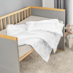 Steppbett-Set Premium Complete 100 x 135 + 40 x 60 cm - Weiß