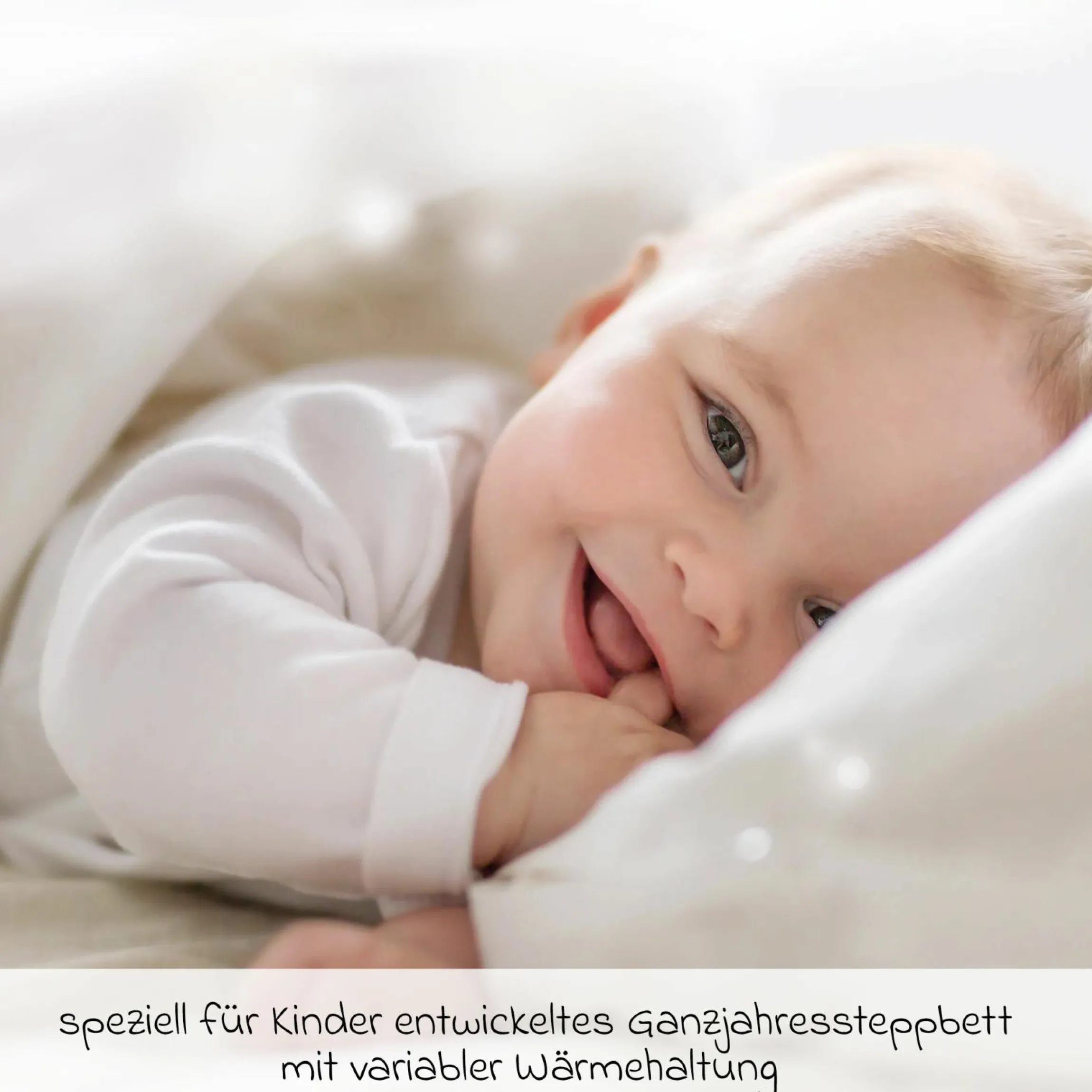 Steppbett-Set Vier Jahreszeiten 100 x 135 cm + 40 x 60 cm