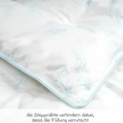 Steppdecke Daunen 80 x 80 cm