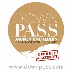 Steppdecke Daunen 100 x 135 cm