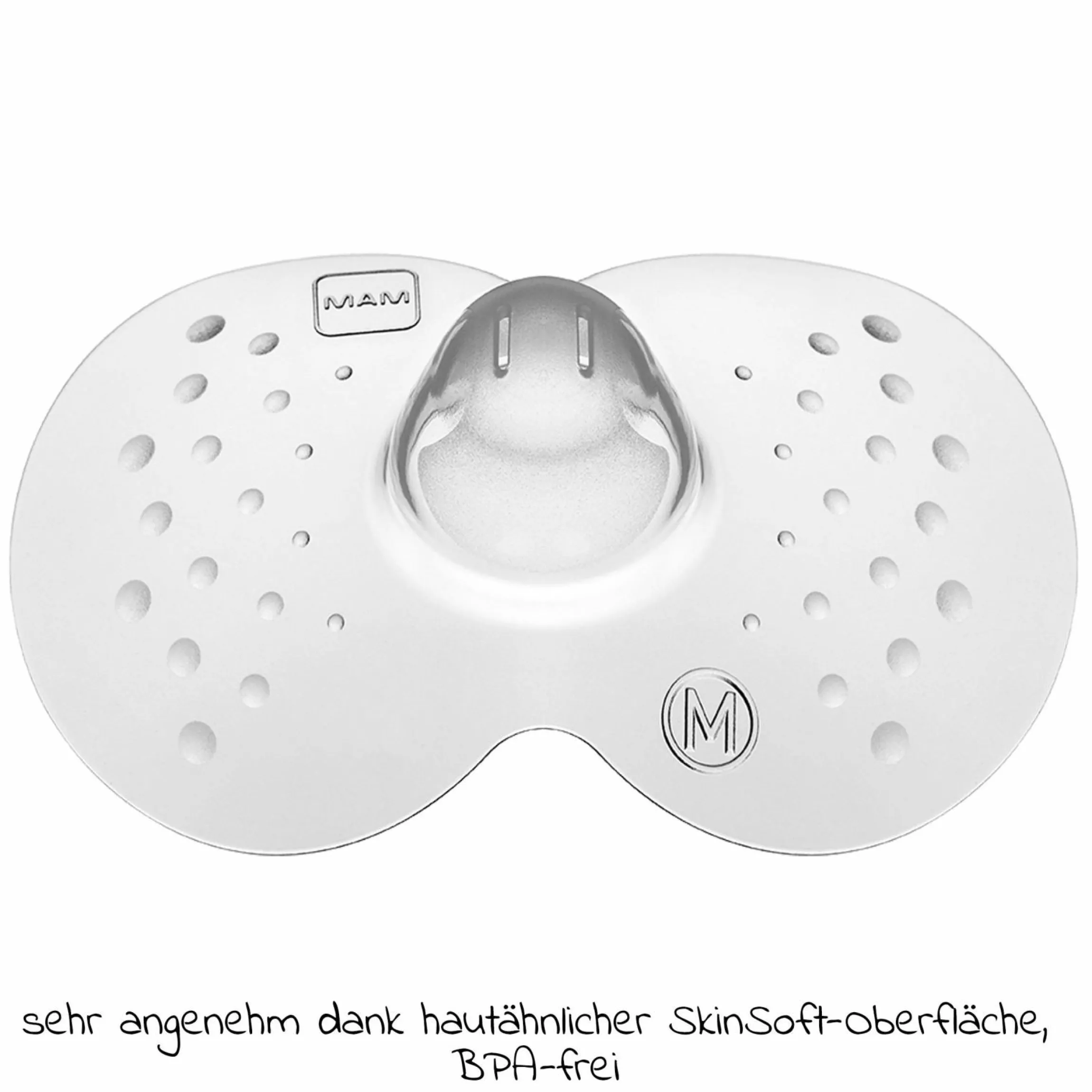 Stillhütchen 2er Pack mit Aufbewahrungsbox - Gr. M