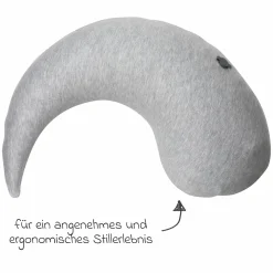 Stillkissen Air Mama aufblasbar inkl. Bezug & Tragebeutel - Grau