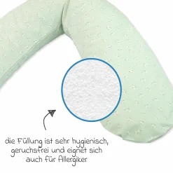 Stillkissen Das Komfort mit Mikroperlen-Füllung inkl. Bezug 180 cm - Feine Blümchen
