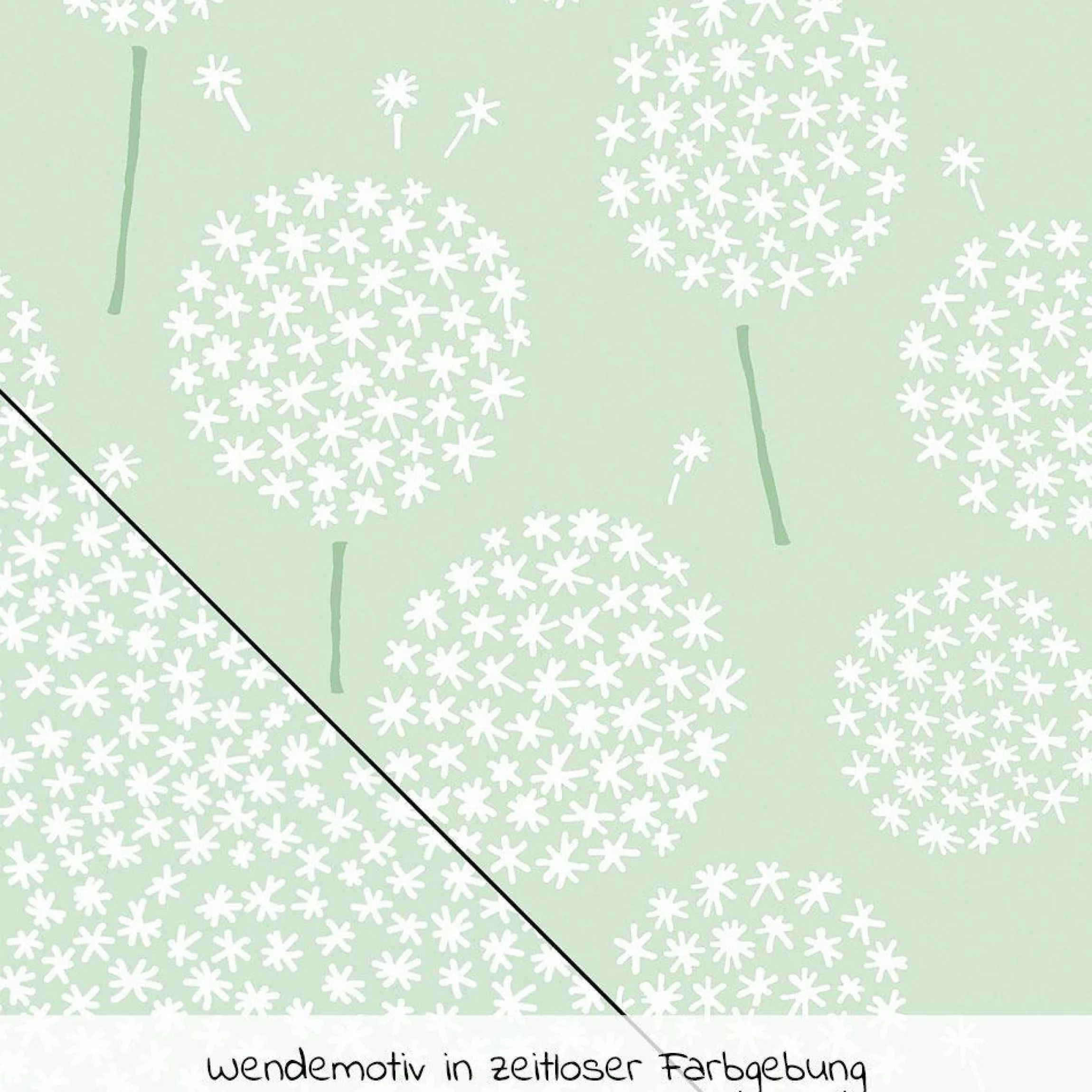 Stillkissen Das Original mit Dinkelspelz-Füllung inkl. Bezug 190 cm - Pusteblume - Zartgrün