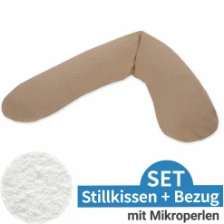 Stillkissen Das Original mit Mikroperlen-Füllung inkl. Bezug Feinstrick 190 cm - Savannah