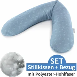 Stillkissen Das Original mit Polyesterhohlfaser-Füllung inkl. Bezug 190 cm - Kolibris