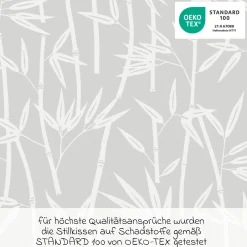 Stillkissen Das Original mit Dinkelspelz-Füllung inkl. Bezug Bamboo 190 cm - Bambuswald