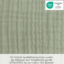 Stillkissen Das Original mit Dinkelspelz-Füllung inkl. Bezug Musselin 190 cm - Salbei