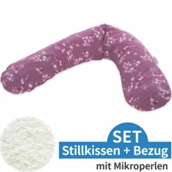 Stillkissen Das Original mit Mikroperlen-Füllung inkl. Bezug 190 cm - Blümchentraum