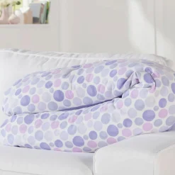 Stillkissen Das Original mit Mikroperlen-Füllung inkl. Bezug 190 cm - Waterdots - Lila