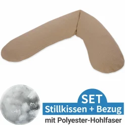 Stillkissen Das Original mit Polyesterhohlfaser-Füllung inkl. Bezug Feinstrick 190 cm - Savannah