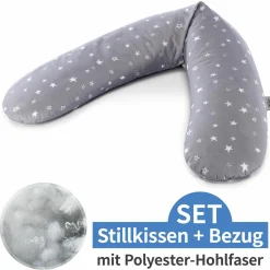 Stillkissen Das Original mit Polyesterhohlfaser-Füllung inkl. Bezug 190 cm - Sternenhimmel