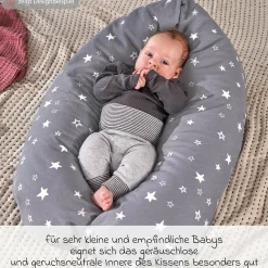 Stillkissen Das Original mit Polyesterhohlfaser-Füllung inkl. Bezug Bamboo 190 cm - Bambuswald